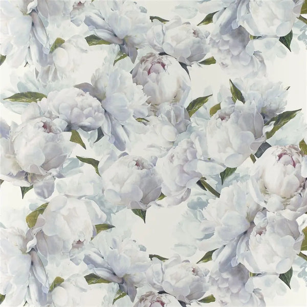Peonia peonies Floral 02 Ivory | Designers Guild Europe