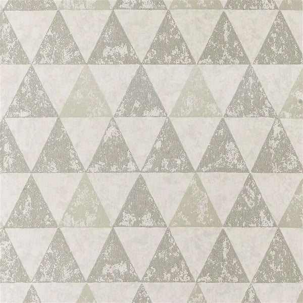 Dorsoduro Triangle 02 Platinum Wallpaper | Designers Guild Europe