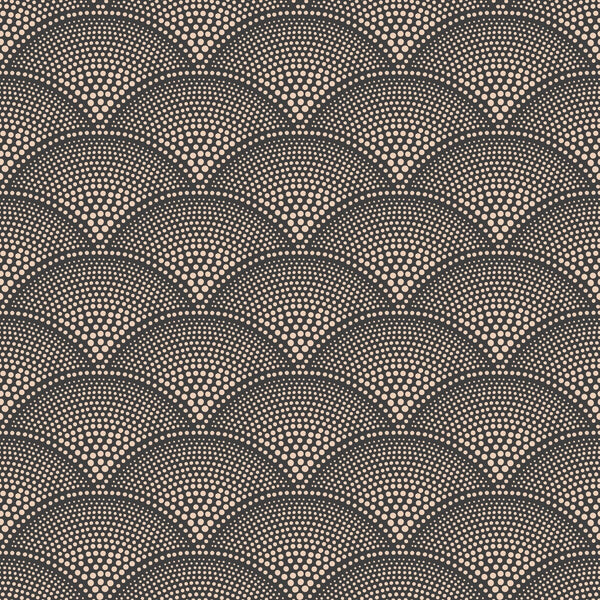 Feather Fan - Charcoal/Bronze Multi By Cole & Son | Cole & Son Icons |Dots Geometric Wallcovering Print