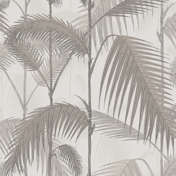 Palm Jungle - Stone/Taupe Taupe By Cole & Son | Cole & Son Icons | Botanical & Floral Wallcovering