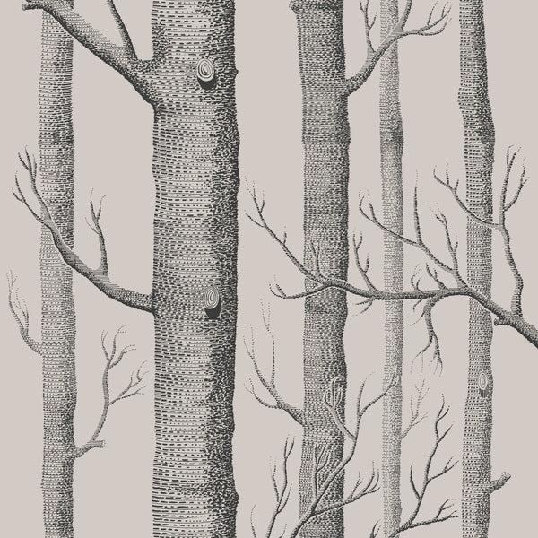 Woods - Linen/Charcoal Taupe | Cole & Son