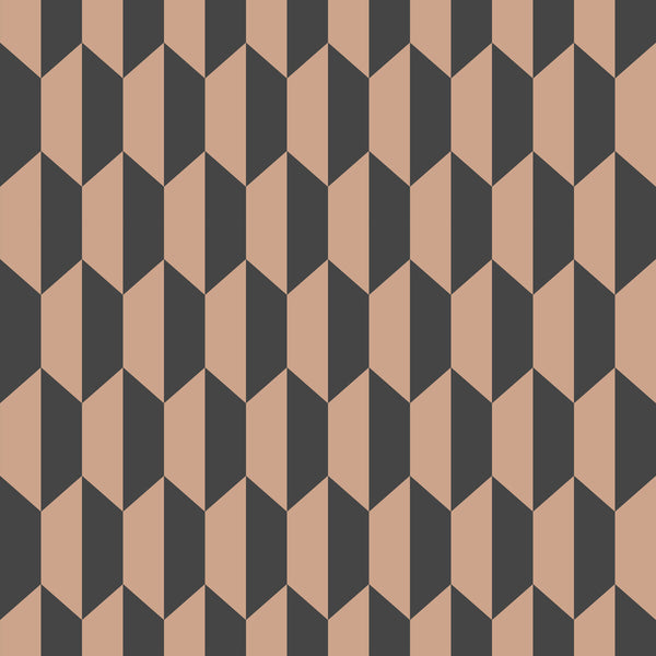 Petite Tile - Charcoal/Bronze Multi | Cole & Son