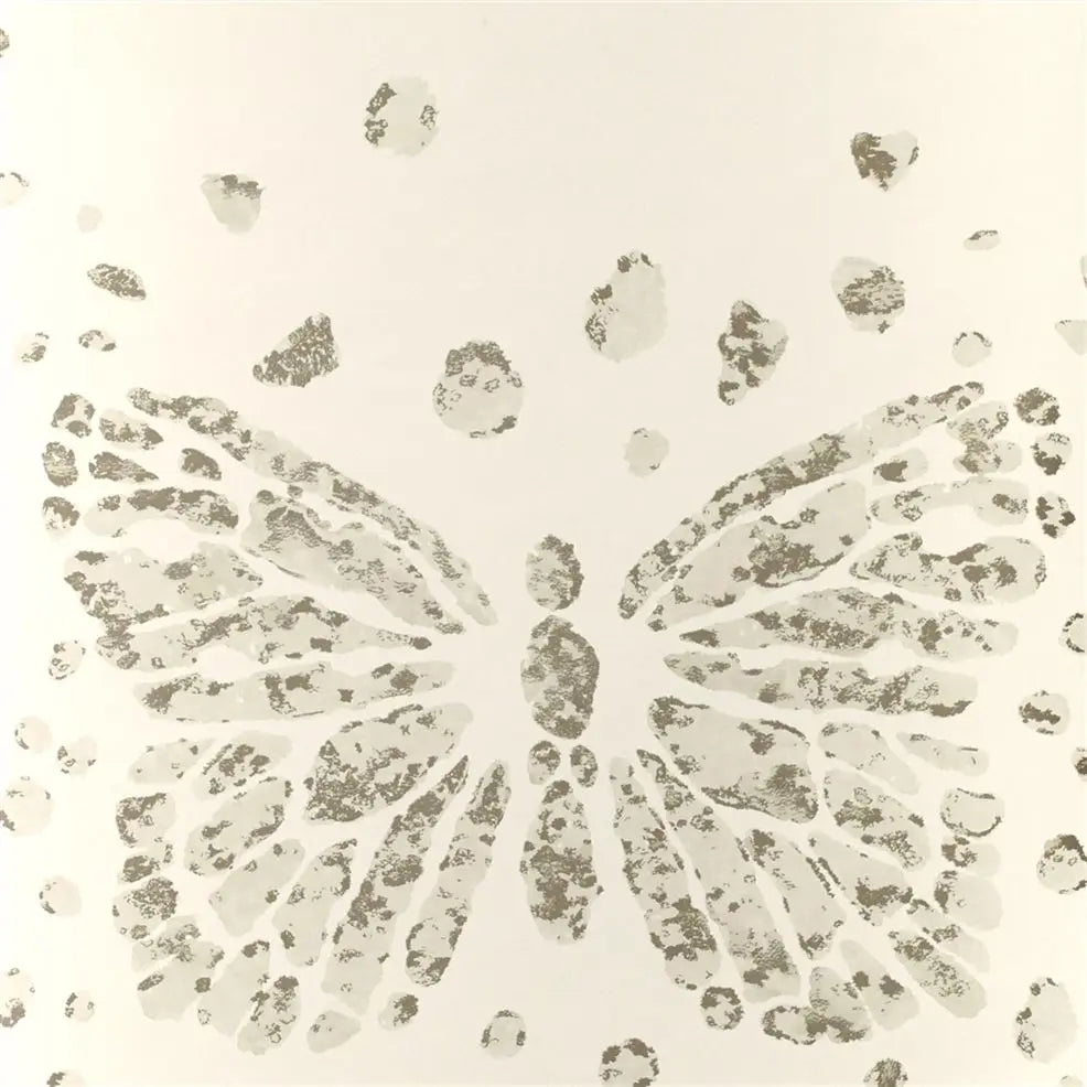 Les Messagers Butterfly 06 Cream Wallpaper | Christian Lacroix Europe