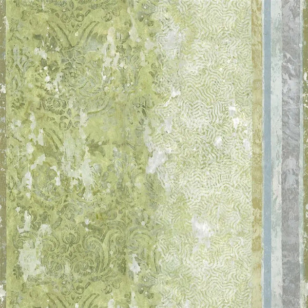 La Rotonda Plaster Scene 1 Panel  Olive Wallpaper | Designers Guild Europe