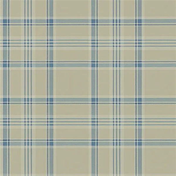 Deerpath Trail Plaid Slate - Beige Wallcovering | Ralph Lauren