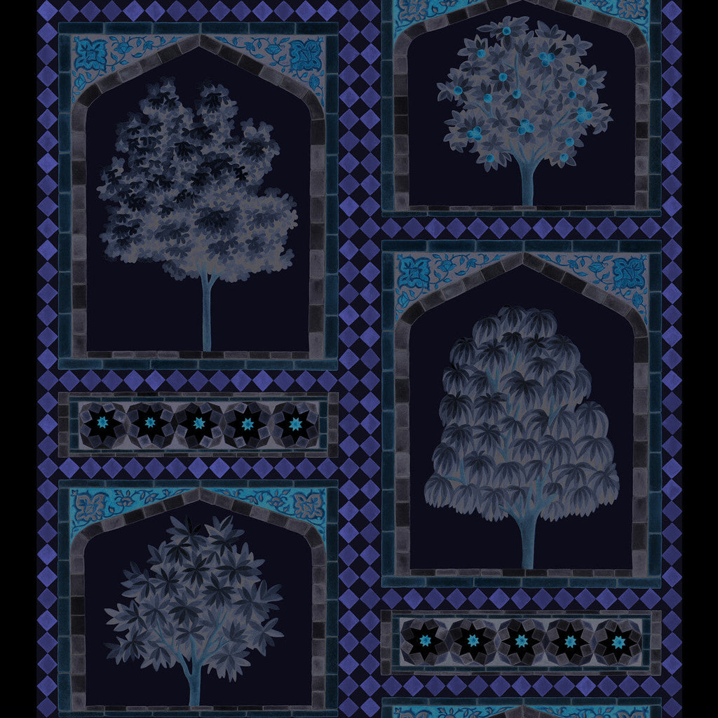 Sultan'S Palace - Gold & Spice Multi By Cole & Son | Cole & Son Martyn Lawrence Bullard |  Wallcovering Print