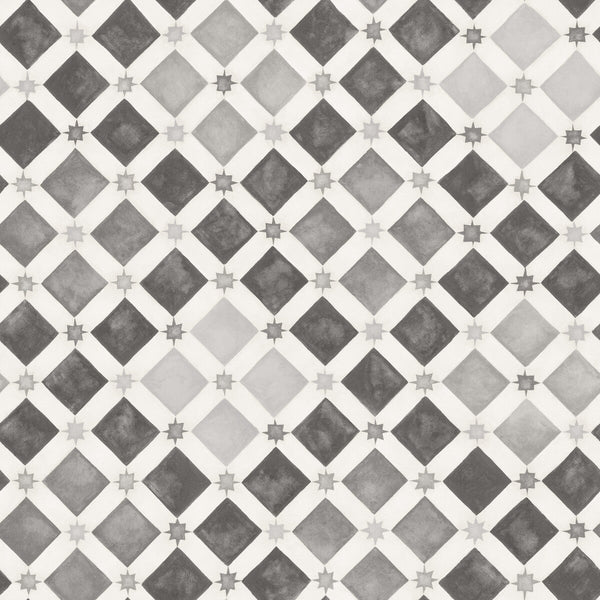 Zellige - Soot & Snow Grey | Cole & Son