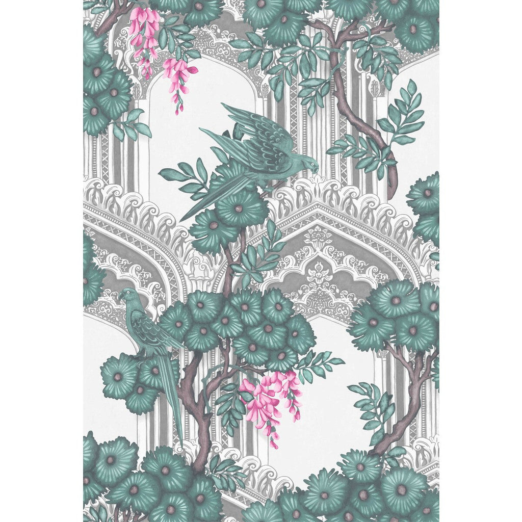 Babylon - Teal & Pink Multi By Cole & Son | Cole & Son Martyn Lawrence Bullard |  Wallcovering Print