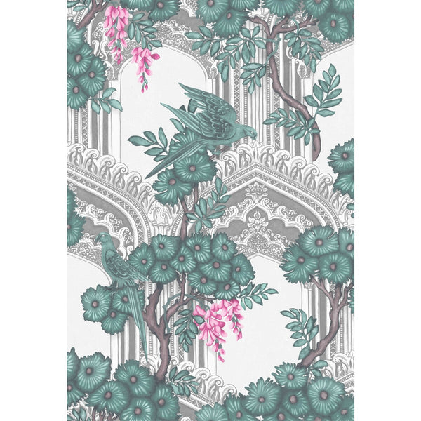 Babylon - Teal & Pink Multi By Cole & Son | Cole & Son Martyn Lawrence Bullard |  Wallcovering Print