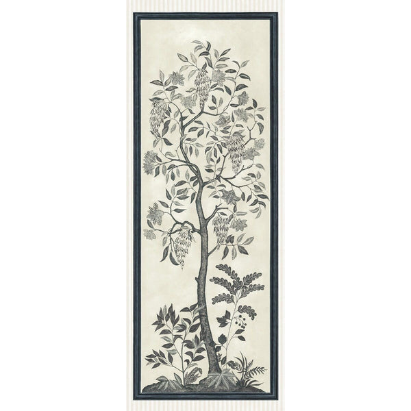 Trees Of Eden/Eternity - Charcoal & Parchment Charcoal By Cole & Son | Cole & Son Martyn Lawrence Bullard | Botanical & Floral Wallcovering