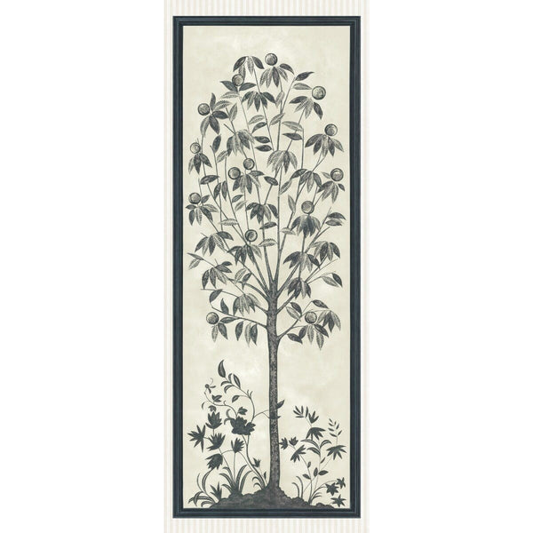 Trees Of Eden/Life - Charcoal & Parchment Charcoal By Cole & Son | Cole & Son Martyn Lawrence Bullard | Botanical & Floral Wallcovering