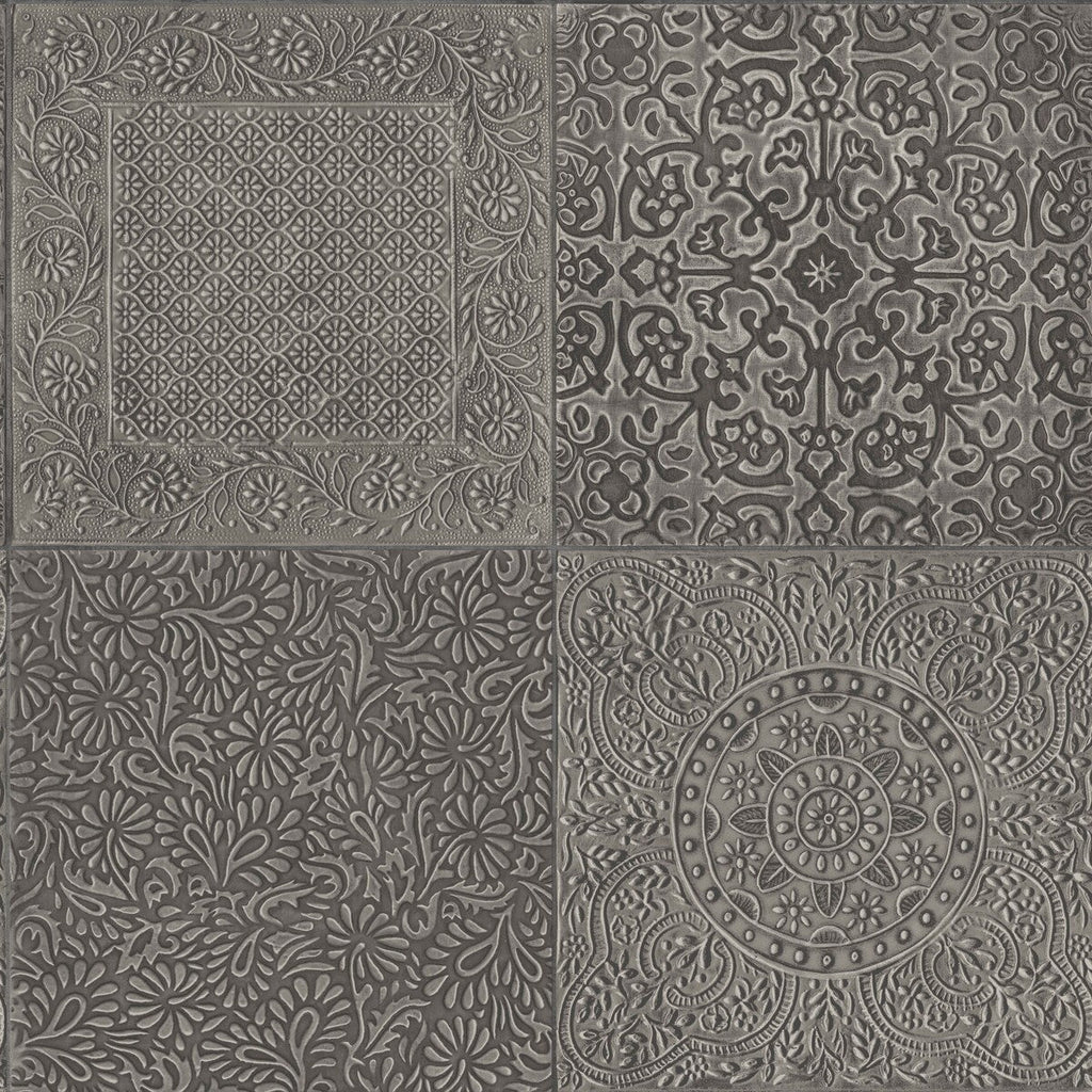 Bazaar - Pewter Charcoal By Cole & Son | Cole & Son Martyn Lawrence Bullard |  Wallcovering Print