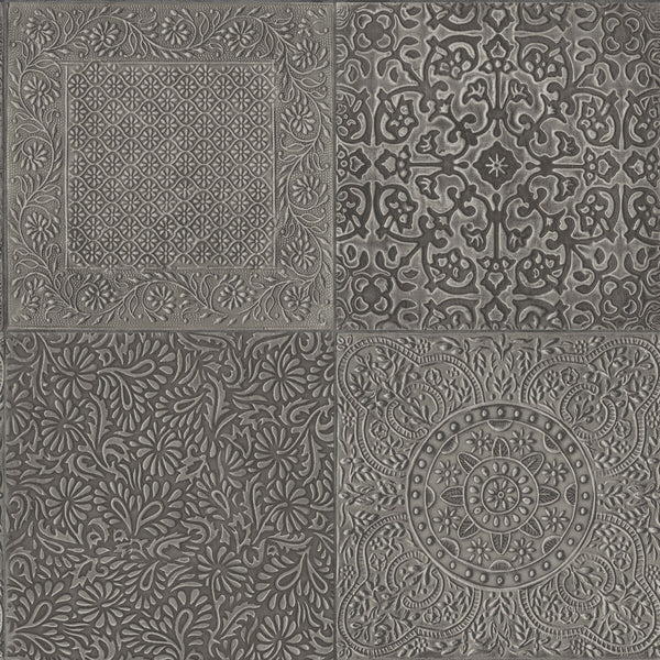 Bazaar - Pewter Charcoal By Cole & Son | Cole & Son Martyn Lawrence Bullard |  Wallcovering Print