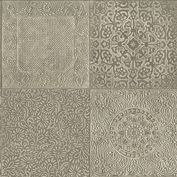 Bazaar - Gilver Metallic By Cole & Son | Cole & Son Martyn Lawrence Bullard |  Wallcovering Print