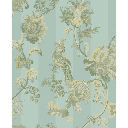 Zerzura - Duck Egg & Olive Multi | Cole & Son