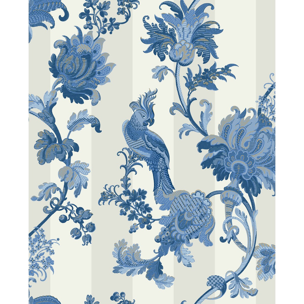 Zerzura - China Blue Multi By Cole & Son | Cole & Son Martyn Lawrence Bullard |  Wallcovering Print