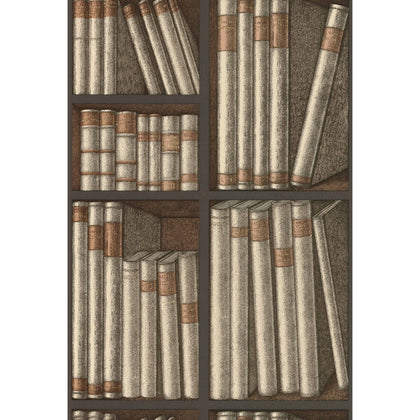 Ex Libris - Oat/Charcoal Camel | Cole & Son