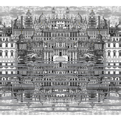Riflesso - Black/White Black | Cole & Son