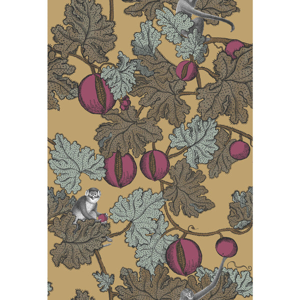 Frutto Proibito - Magen/Gld Multi By Cole & Son | Cole & Son Fornasetti Senza Tempo |  Wallcovering Print