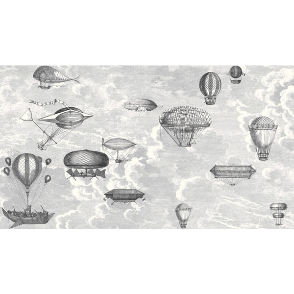 Macchine Volanti - Soot/Snow Black | Cole & Son