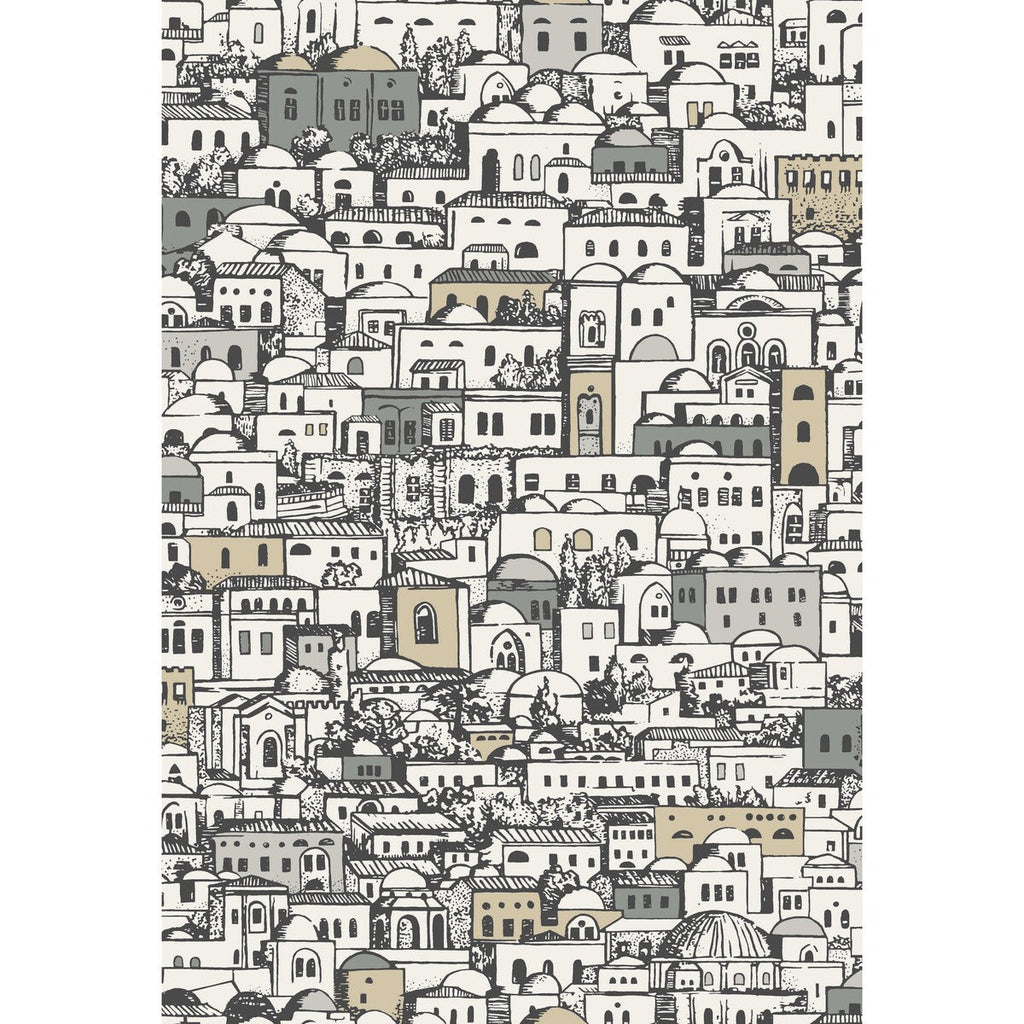 Mediterranea - White & Metallic Metallic By Cole & Son | Cole & Son Fornasetti |  Wallcovering Print