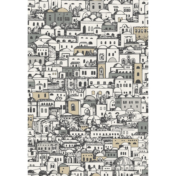 Mediterranea - White & Metallic Metallic By Cole & Son | Cole & Son Fornasetti |  Wallcovering Print