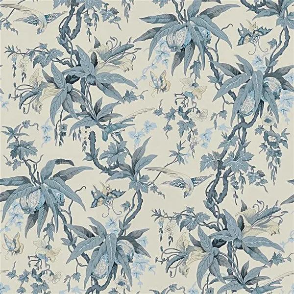 Mary Day Botanical Slate Wallpaper | Ralph Lauren