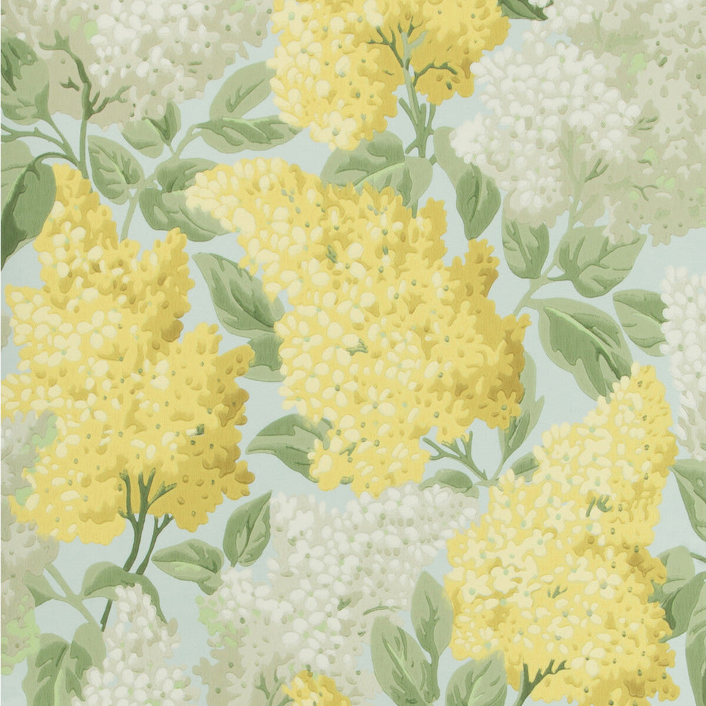 Lilac - Lemon/Olive/Prm Blue Multi By Cole & Son | Cole & Son Botanical Botanica |  Wallcovering Print