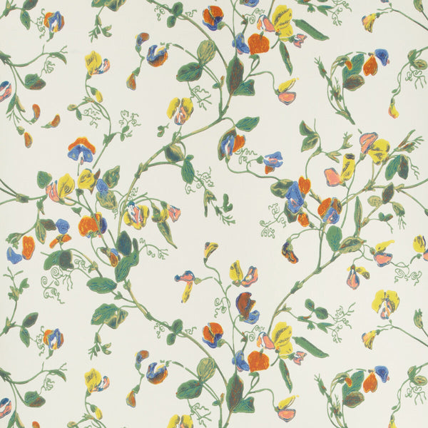 Sweet Pea - Autumnal Mul/Crm Multi By Cole & Son | Cole & Son Botanical Botanica |  Wallcovering Print