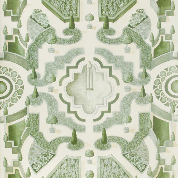 Topiary - Leaf Green Green By Cole & Son | Cole & Son Botanical Botanica |  Wallcovering Print