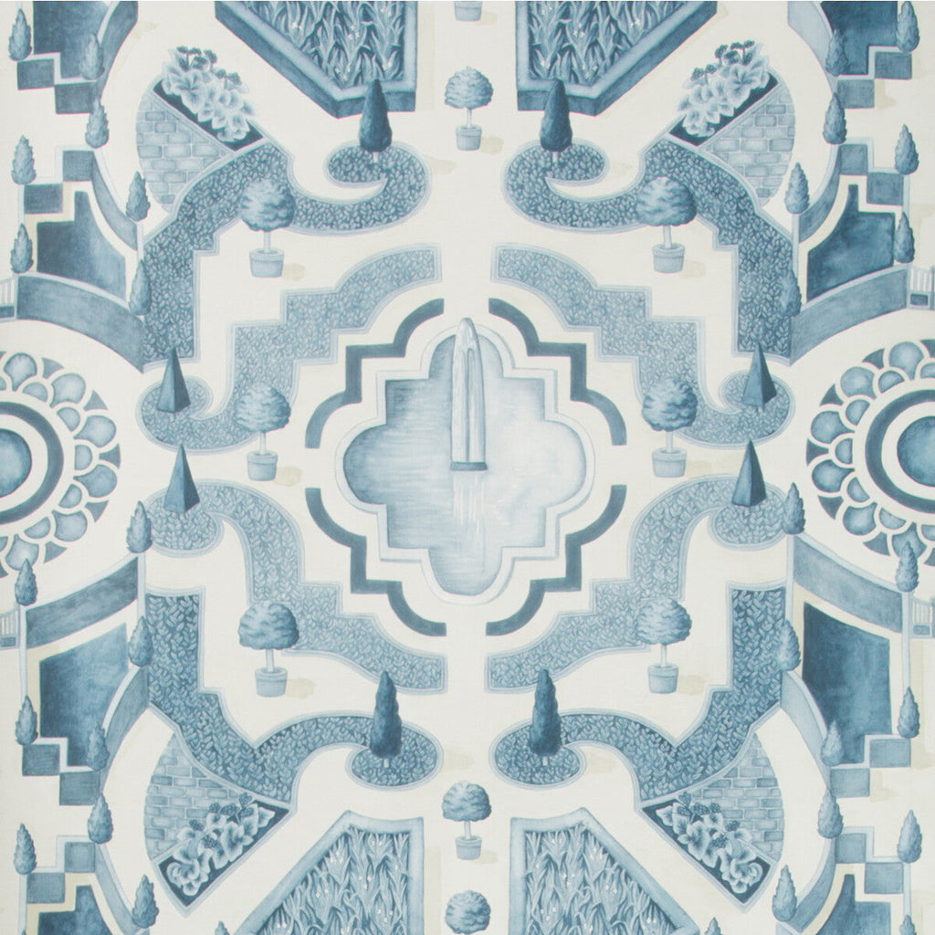 Topiary - China Blue Blue By Cole & Son | Cole & Son Botanical Botanica |  Wallcovering Print