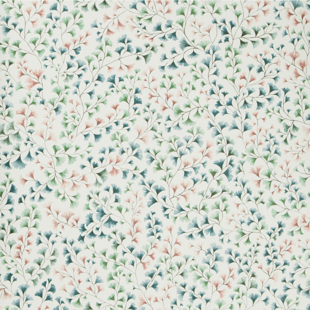 Maidenhair - Petrol/Blush/M Multi By Cole & Son | Cole & Son Botanical Botanica |  Wallcovering Print