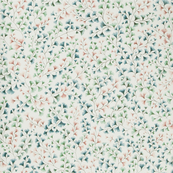 Maidenhair - Petrol/Blush/M Multi By Cole & Son | Cole & Son Botanical Botanica |  Wallcovering Print