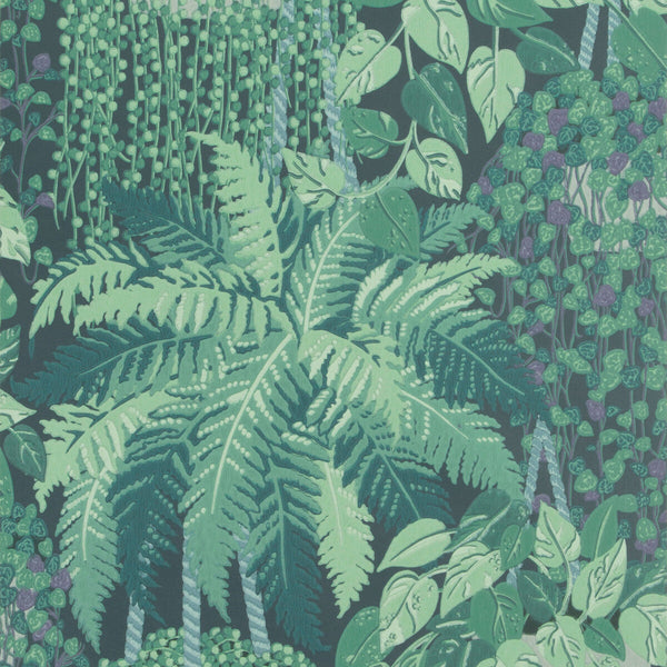 Fern - Viridian And Teal Multi By Cole & Son | Cole & Son Botanical Botanica |  Wallcovering Print