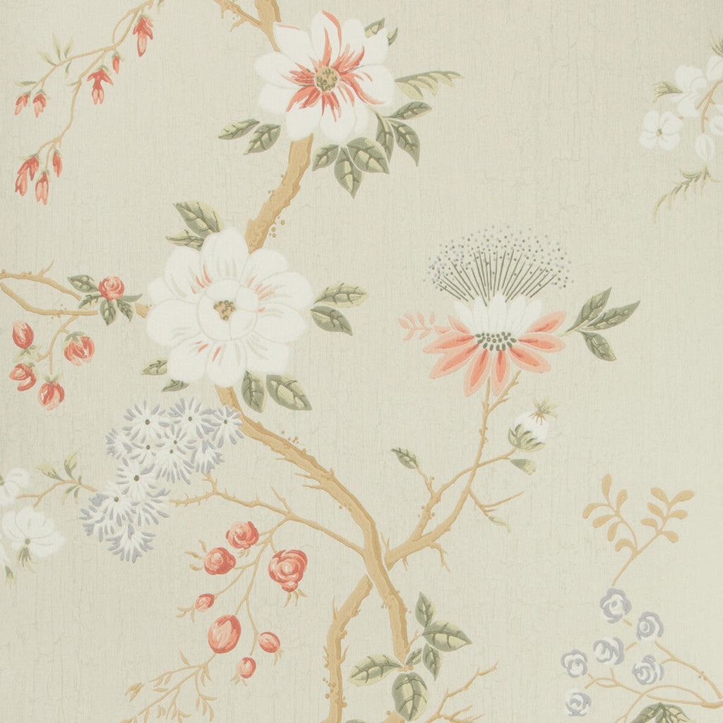 Camellia - Coral/D Egg/Ednil Multi By Cole & Son | Cole & Son Botanical Botanica |  Wallcovering Print