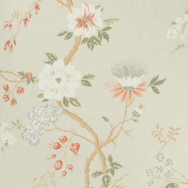 Camellia - Coral/D Egg/Ednil Multi By Cole & Son | Cole & Son Botanical Botanica |  Wallcovering Print