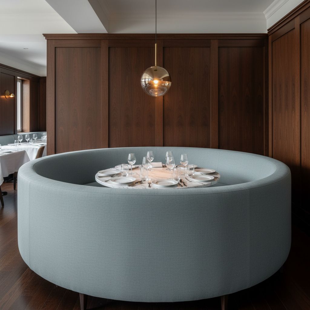 Necker Island - Breeze Upholstered Banquette | Architectural Fabrics