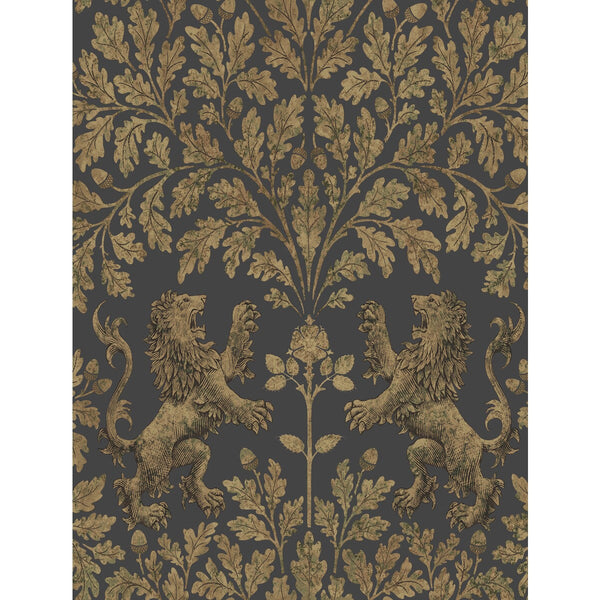 Boscobel Oak - Ant Gold/Blk Gold | Cole & Son
