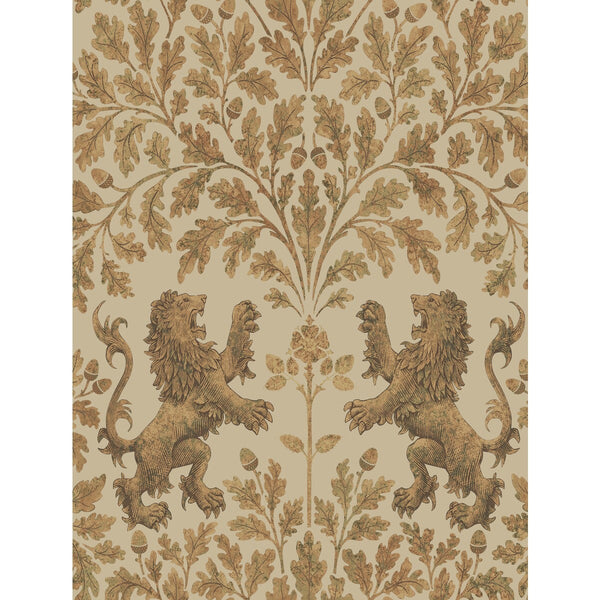 Boscobel Oak - M Gold/Oat Gold By Cole & Son | Cole & Son Pearwood | Novelty Wallcovering