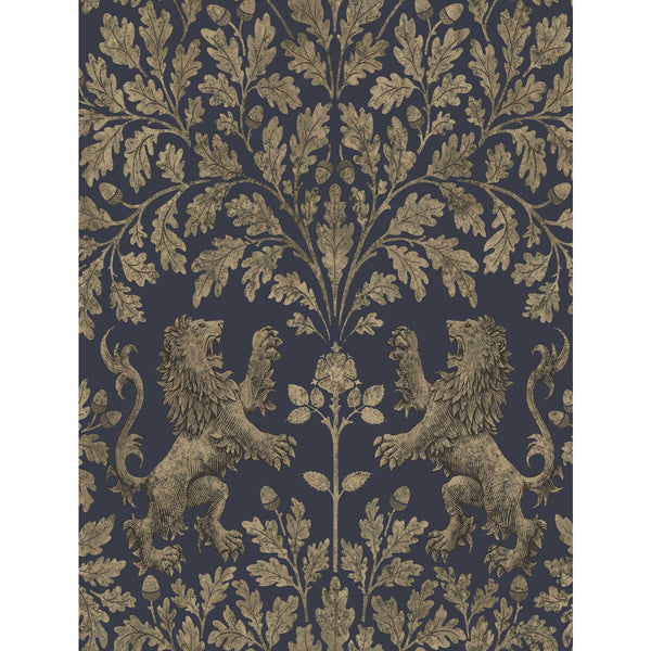 Boscobel Oak - M Gilver/Ink Gold By Cole & Son | Cole & Son Pearwood | Novelty Wallcovering