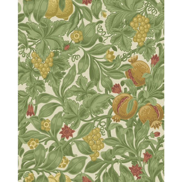 Vines Of Pomona - Ochr/Oliv Multi By Cole & Son | Cole & Son Pearwood |Botanical & Floral  Wallcovering