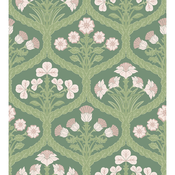 Floral Kingdom - Bslip/Leaf Multi By Cole & Son | Cole & Son Pearwood |Botanical & Floral  Wallcovering