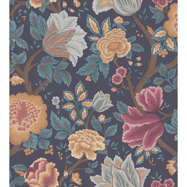 Midsummer Bloom - Oran/Rose Multi By Cole & Son | Cole & Son Pearwood |Botanical & Floral  Wallcovering