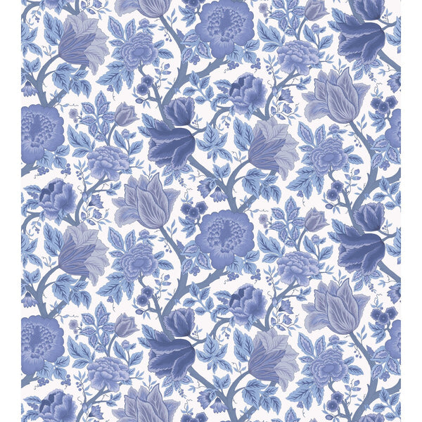 Midsummer Bloom - Hyacinth Blue By Cole & Son | Cole & Son Pearwood |Botanical & Floral  Wallcovering