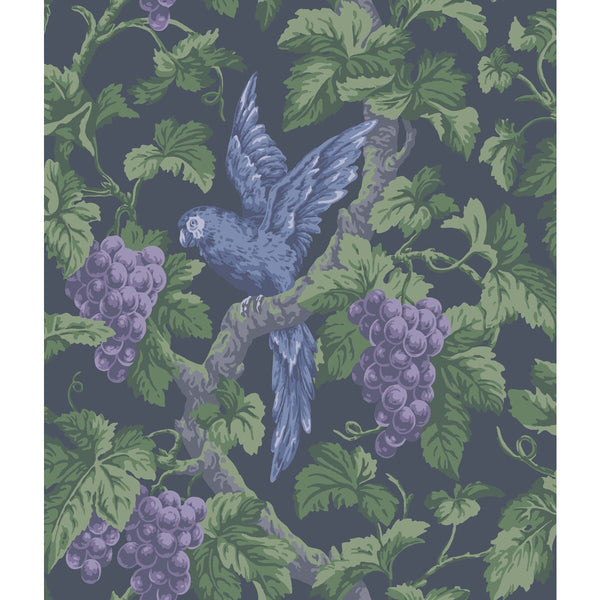 Woodvale Orchard - Viol/Ink Multi | Cole & Son