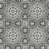 Piccadilly - Grey & Metallic Gold On Black Black By Cole & Son | Cole & Son Seville |Geometric Novelty Wallcovering Print