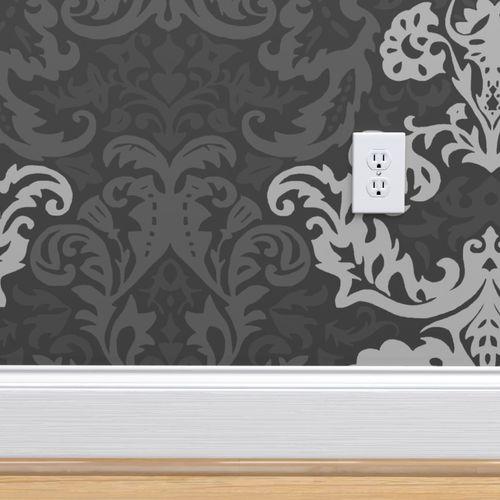 Itan Italian Damask Traditional | Architectural Wallcoverings