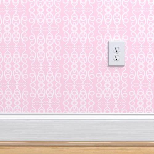 Wild Snakes Pink Traditional | Architectural Wallcoverings
