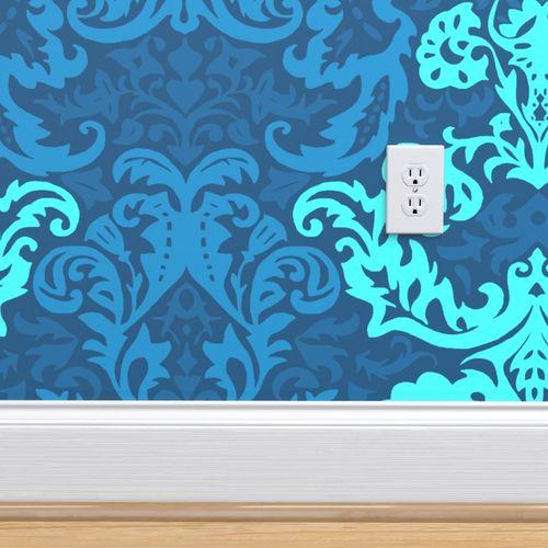 Itan Italian Damask Traditional | Architectural Wallcoverings