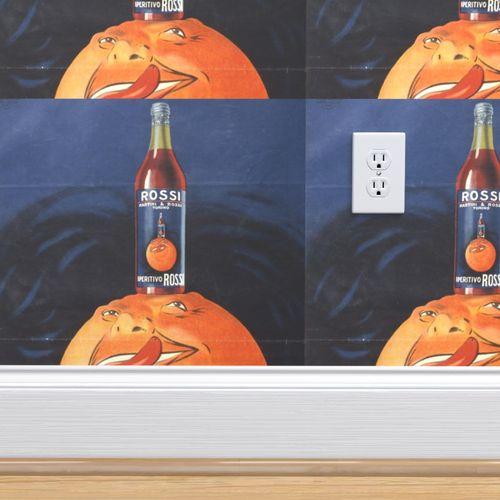 Orange Delightful Retro | Architectural Wallcoverings